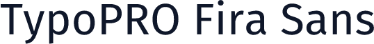 TypoPRO Fira Sans