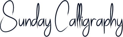 Sunday Calligraphy