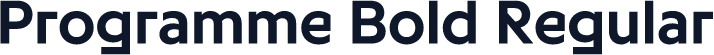 Programme Bold Regular