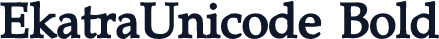 EkatraUnicode Bold