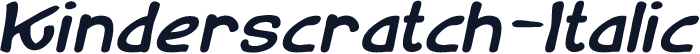 Kinderscratch-Italic