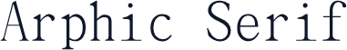 Arphic Serif