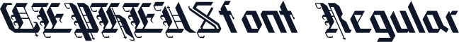 CEPHEUSfont Regular