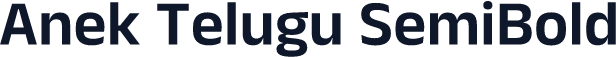 Anek Telugu SemiBold