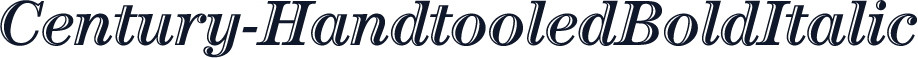 Century-HandtooledBoldItalic