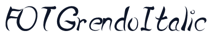 FOTGrendoItalic