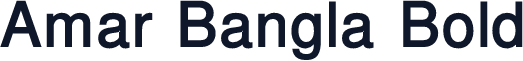Amar Bangla Bold