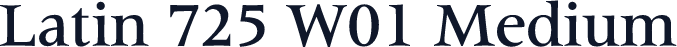 Latin 725 W01 Medium