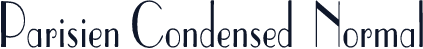 Parisien Condensed  Normal