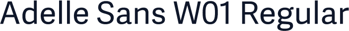 Adelle Sans W01 Regular