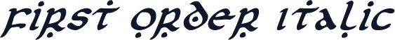 First Order Italic