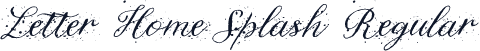 Letter Home Splash Regular