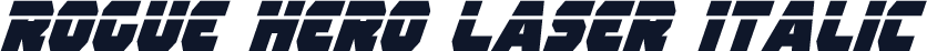 Rogue Hero Laser Italic