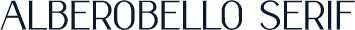 Alberobello Serif