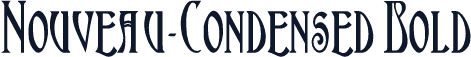 Nouveau-Condensed Bold
