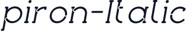 piron-Italic