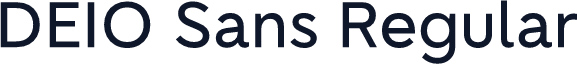 DEIO Sans Regular