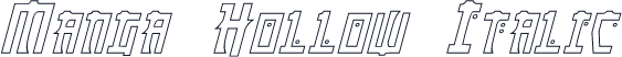 Manga Hollow Italic