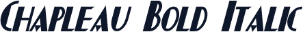 Chapleau Bold Italic