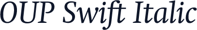 OUP Swift Italic
