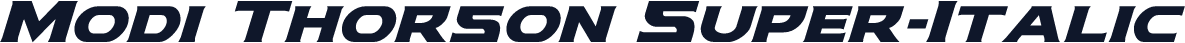 Modi Thorson Super-Italic