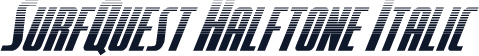 SurfQuest Halftone Italic