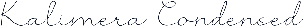 Kalimera Condensed