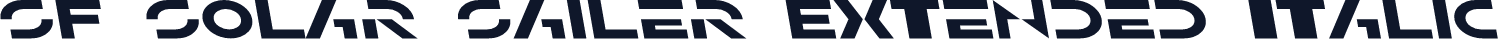 SF Solar Sailer Extended Italic