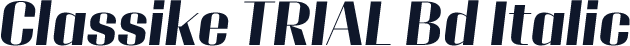 Classike TRIAL Bd Italic