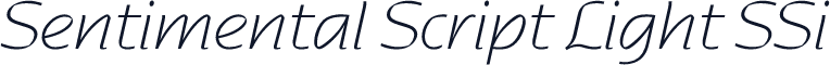 Sentimental Script Light SSi