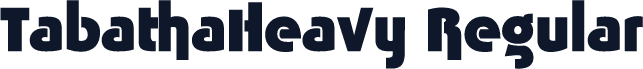 TabathaHeavy Regular