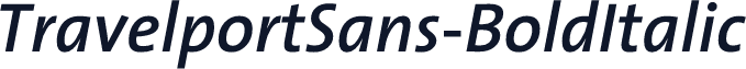 TravelportSans-BoldItalic