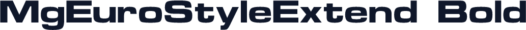 MgEuroStyleExtend Bold