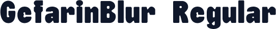 GefarinBlur-Regular