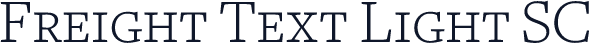 Freight Text Light SC