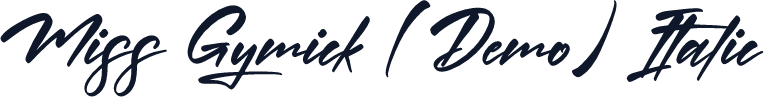 Miss Gymick (Demo) Italic