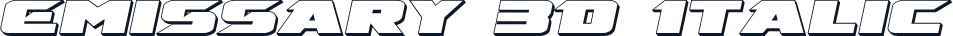 Emissary 3D Italic