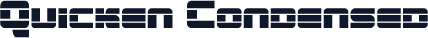 Quicken Condensed