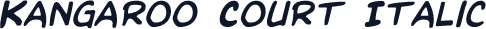 Kangaroo Court Italic