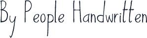 By People Handwritten