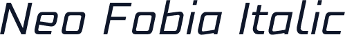 Neo Fobia Italic