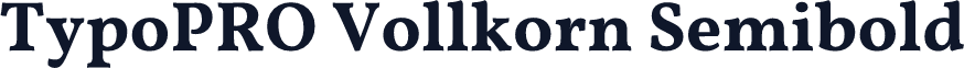 TypoPRO Vollkorn Semibold