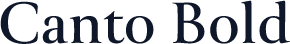 Canto Bold