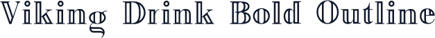 Viking Drink Bold Outline