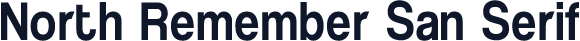 North Remember San Serif
