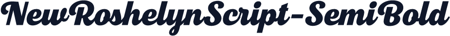 NewRoshelynScript-SemiBold