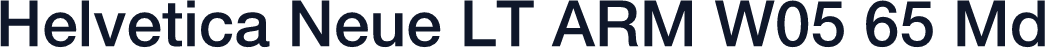 Helvetica Neue LT ARM W05 65 Md