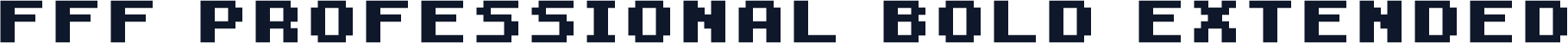 FFF Professional Bold Extended