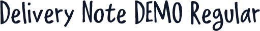 Delivery Note DEMO Regular