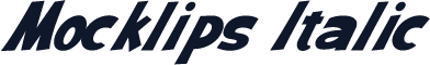 Mocklips Italic